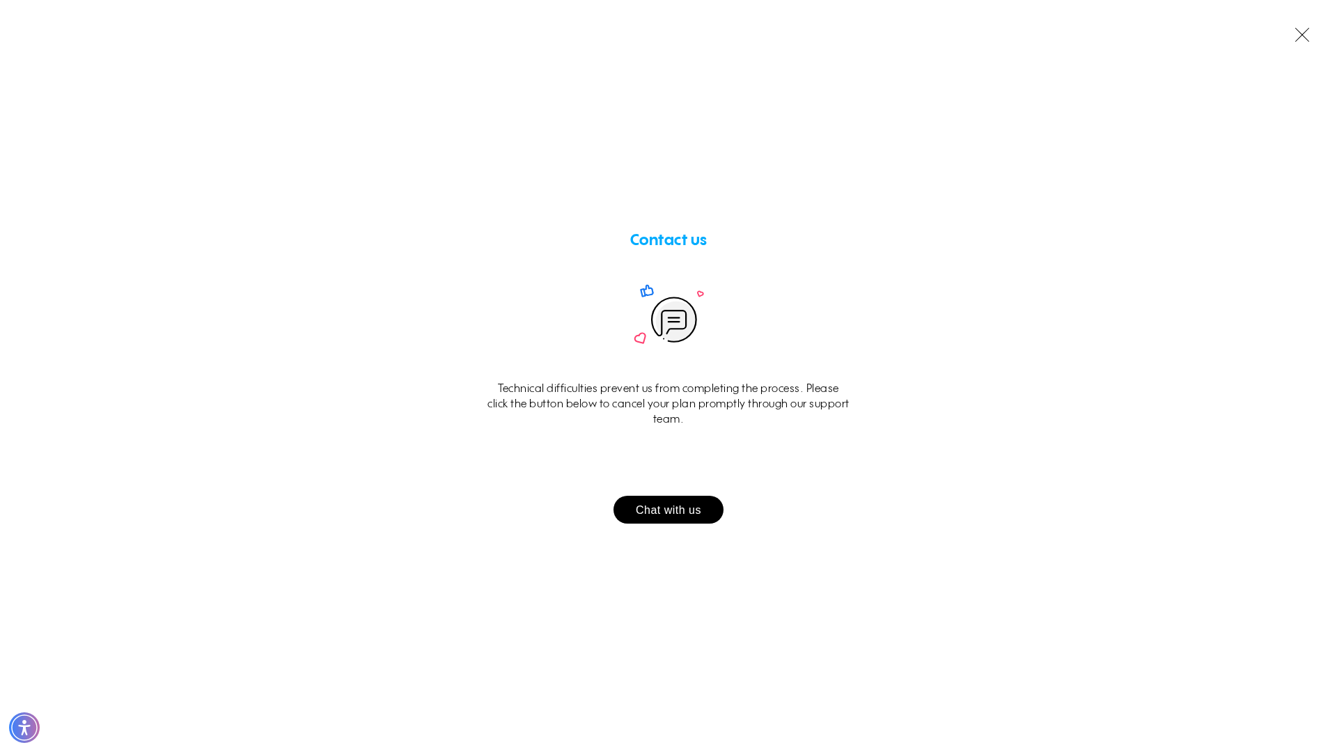 Test failure screenshot